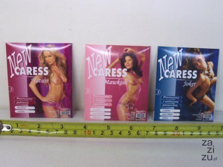 Prezerwatywy Caress 3szt. mix wzorów Prezerwatywy Caress 3szt. mix wzorów