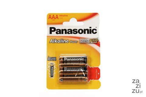 Bateria Panasonic LR03 48szt. blister alkaliczna Bateria Panasonic LR03 48szt. blister alkaliczna