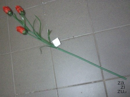 Kwiat sztuczny karczoch 3 pąki 100cm Kwiat sztuczny karczoch 3 pąki 100cm
