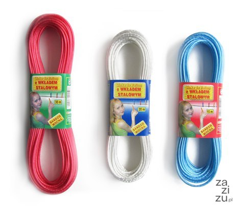 Linka do bielizny stal. 15m Linka do bielizny stal. 15m