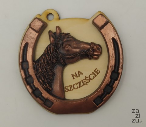 Podkowa z koniem - mała na sklejce 8x8 cm NR27 Podkowa z koniem - mała na sklejce 8x8 cm NR27