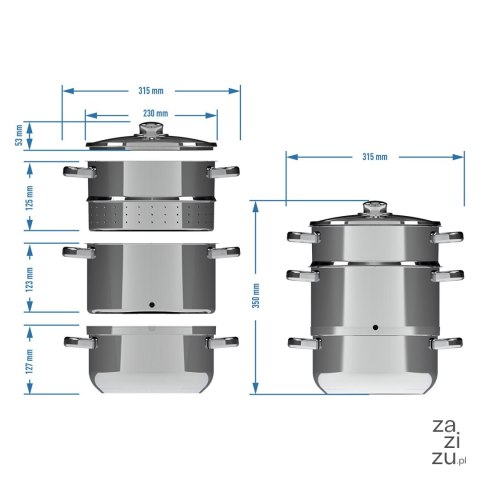 Sokownik nierdz. 5,2l | SOK5SN Sokownik nierdz. 5,2l | SOK5SN