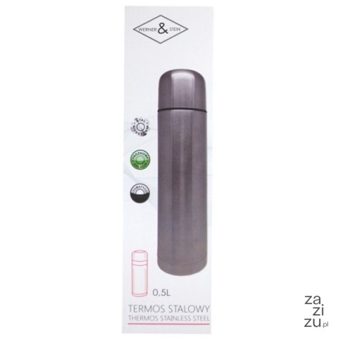 Termos stal pocisk 0,5l Termos stal pocisk 0,5l