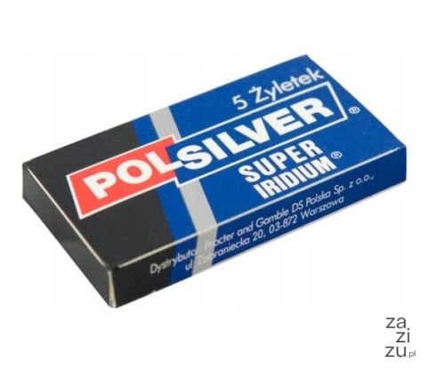 Żyletki (20x5szt) 100szt POLSILVER super iridium Żyletki (20x5szt) 100szt POLSILVER super iridium