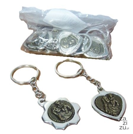 Brelok metalowy Św. Krzysztof 10 szt. Brelok metalowy Św. Krzysztof 10 szt.