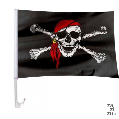 Flaga samochodowa PIRAT Flaga samochodowa PIRAT