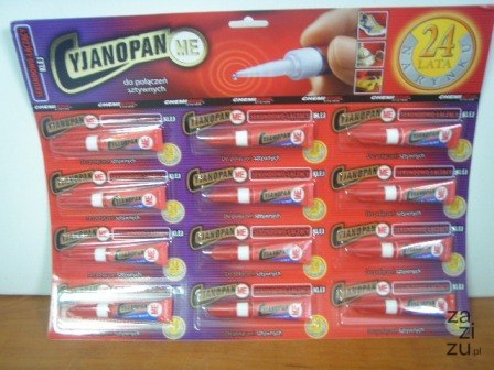 Klej CYJANOPAN 12szt ''ME'' Klej CYJANOPAN 12szt ''ME''