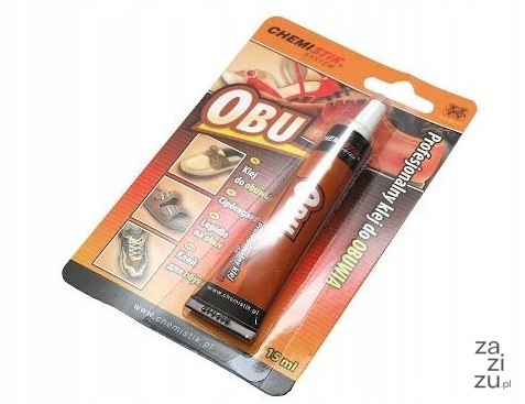 Klej do obuwia na blistrze OBU 15 ml Klej do obuwia na blistrze OBU 15 ml