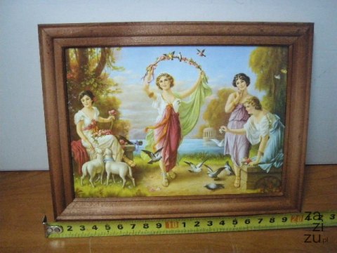 Obraz w drewnianej ramie 13/18 - religijny Obraz w drewnianej ramie 13/18 - religijny