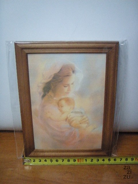 Obraz w drewnianej ramie 13/18 - religijny Obraz w drewnianej ramie 13/18 - religijny