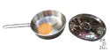 Patelnia rondel stal z pokrywką grube dno 24cm 2,8l CONSUS | 007M