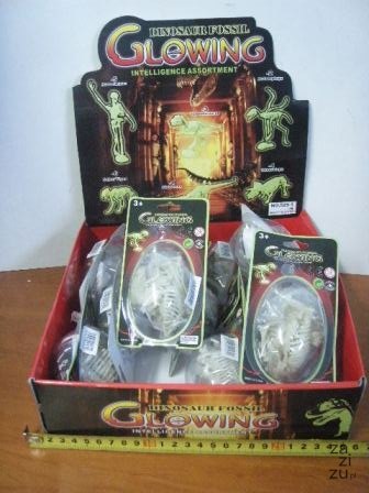 Puzzle fluorescyjne dinozaury 12 szt Puzzle fluorescyjne dinozaury 12 szt