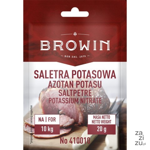 Saletra potasowa do peklowania mięs 20g SAL Saletra potasowa do peklowania mięs 20g SAL
