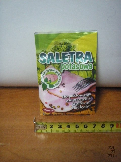 Saletra potasowa do peklowania mięs 20g SAL Saletra potasowa do peklowania mięs 20g SAL