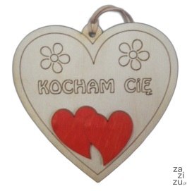 Serce wiszące Walentynka , 12,5 x 12,5 cm Serce wiszące Walentynka , 12,5 x 12,5 cm