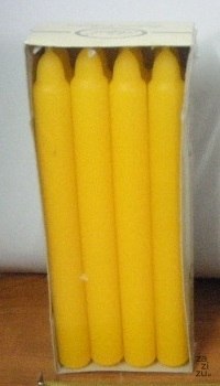 Świeca stołowa 180/18 żółta 8szt. Świeca stołowa 180/18 żółta 8szt.
