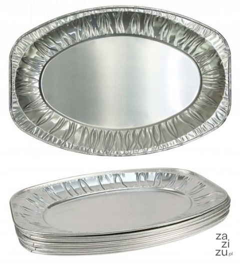 Tacka, patera aluminiowa 35 x 24 cm 5 szt Tacka, patera aluminiowa 35 x 24 cm 5 szt