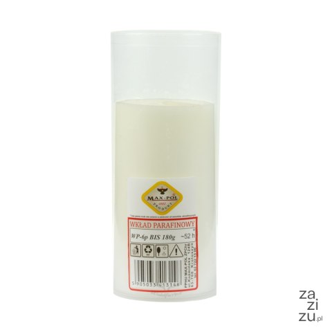 Wkład do zniczy Max-Pol WP-6P BIS 180g Wkład do zniczy Max-Pol WP-6P BIS 180g