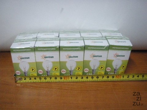 Żarówka 10szt. E14 kulka 60W Żarówka 10szt. E14 kulka 60W