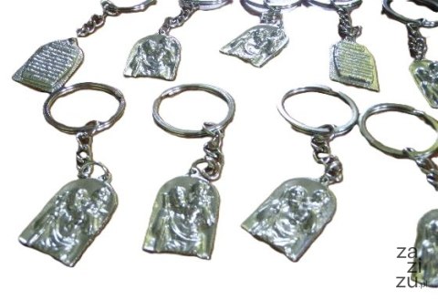 Brelok metalowy kapliczka Św.Krzysztof 10 szt Brelok metalowy kapliczka Św.Krzysztof 10 szt