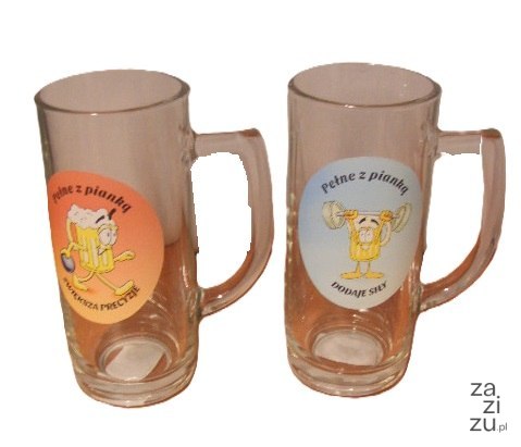 Kufel szklany humor 500ml Kufel szklany humor 500ml