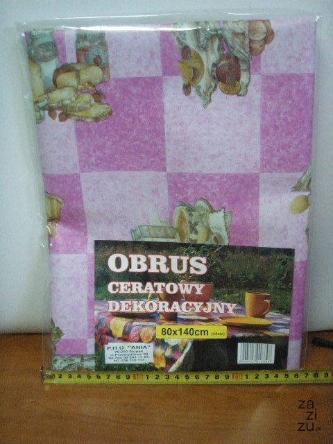 Obrus ceratowy gruby 80x140cm Obrus ceratowy gruby 80x140cm