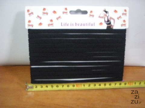 Opaska fitnes 12szt czarna 1535 Opaska fitnes 12szt czarna 1535