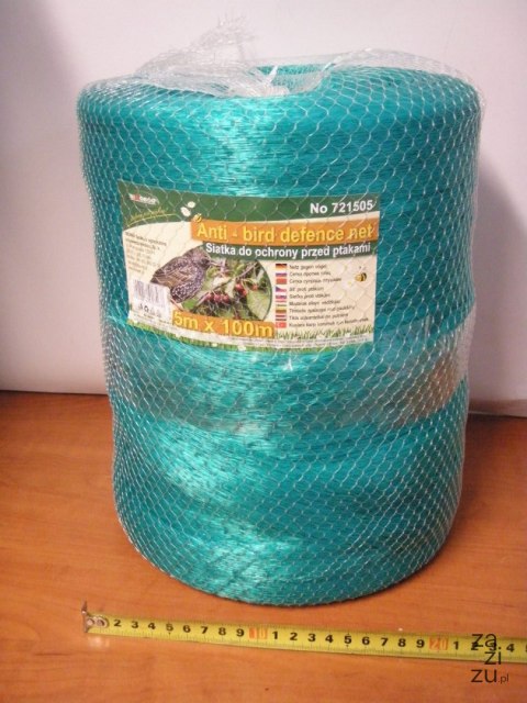 Siatka ochronna przeciw ptakom 5x100m 4kg | 721505 Siatka ochronna przeciw ptakom 5x100m 4kg | 721505
