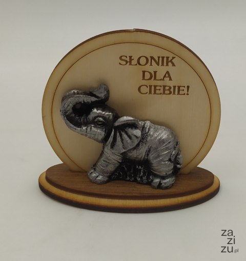 Słoń dla ciebie sklejka 7.5x8 cm Słoń dla ciebie sklejka 7.5x8 cm