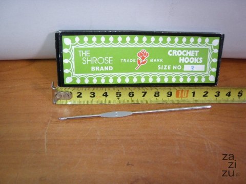 Szydełko metalowe nr. 5 - 12szt SZ-54ZZ Szydełko metalowe nr. 5 - 12szt SZ-54ZZ
