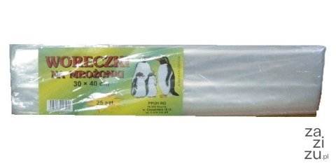 Woreczki na mrożonki 25 szt 30 x 40 cm Woreczki na mrożonki 25 szt 30 x 40 cm
