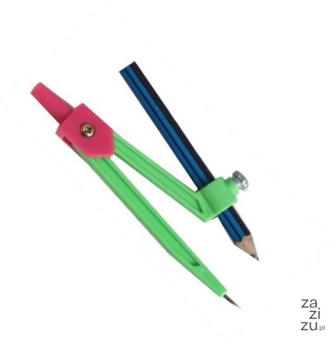 Cyrkiel z ołówkiem 6szt. plastik | CY-012Z Cyrkiel z ołówkiem 6szt. plastik | CY-012Z