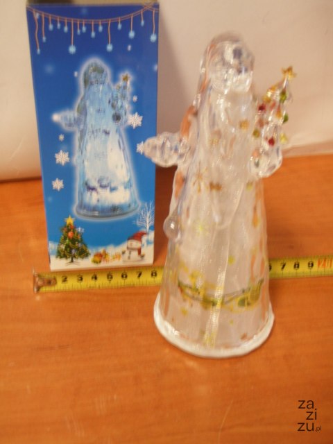 Figurka Mikołaj podświetlany 18cm | 0028D Figurka Mikołaj podświetlany 18cm | 0028D