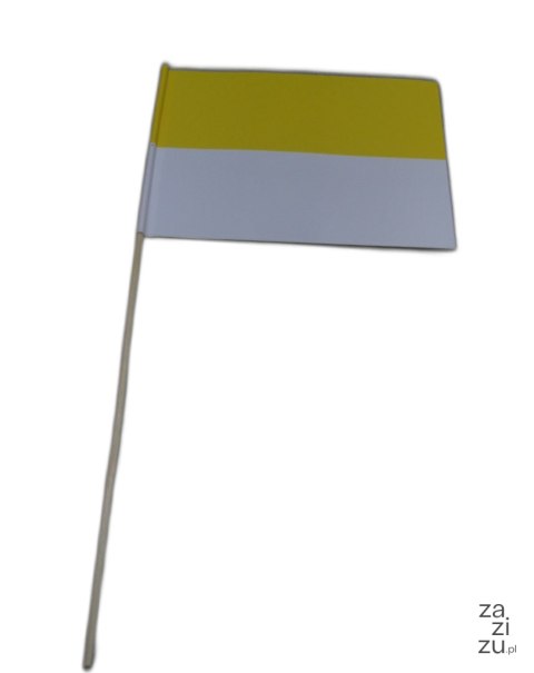 Flaga 25szt. papieska żółto-biała papierowa | 8511 Flaga 25szt. papieska żółto-biała papierowa | 8511