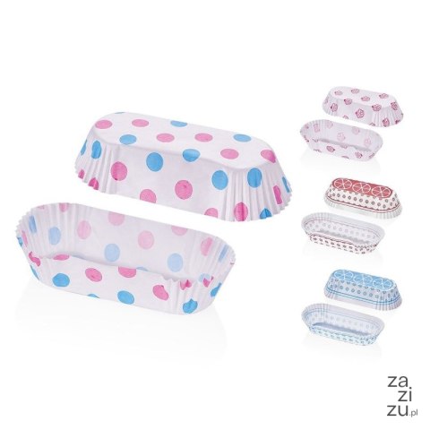 Foremki Papierowe Na Eklerki Ciastka Bułki 40szt 13 x 7cm BG-353 Foremki Papierowe Na Eklerki Ciastka Bułki 40szt 13 x 7cm BG-353