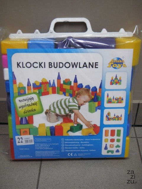 Klocki budowlane 22el. | 602 Klocki budowlane 22el. | 602