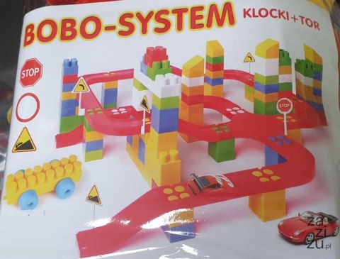 Klocki wielkie Bobo System + tor KW-ŚREDNIE 607 Klocki wielkie Bobo System + tor KW-ŚREDNIE 607