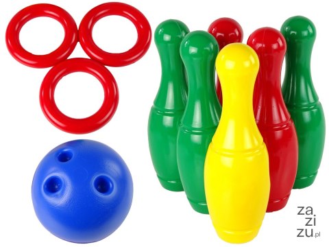 Kręgle + ringo + kula Kręgle + ringo + kula