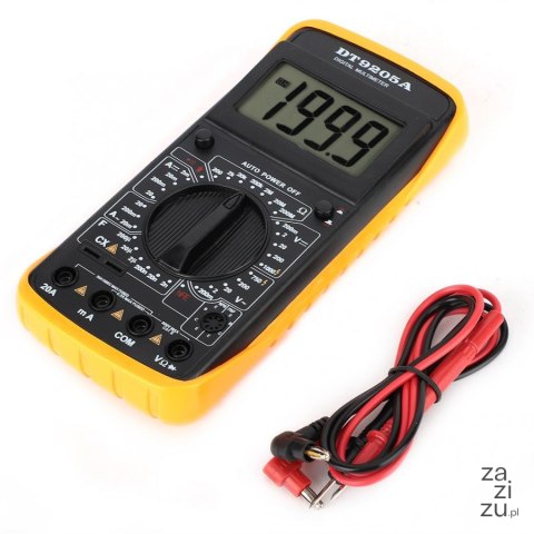 Miernik cyfrowy multimetr prądu LCD AC / DC wolt DT9205A Miernik cyfrowy multimetr prądu LCD AC / DC wolt DT9205A