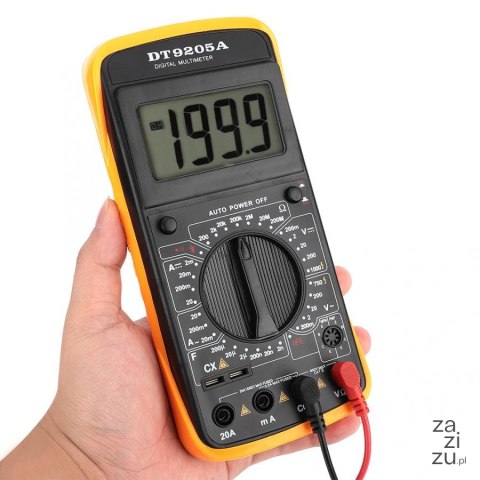 Miernik cyfrowy multimetr prądu LCD AC / DC wolt DT9205A Miernik cyfrowy multimetr prądu LCD AC / DC wolt DT9205A