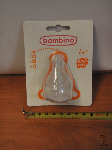Smoczki 2szt do butelek bambino Smoczki 2szt do butelek bambino