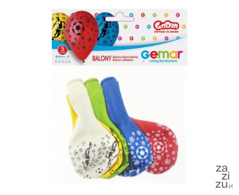 Balony Premium "Piłkarze" 12" 5szt. Balony Premium "Piłkarze" 12" 5szt.