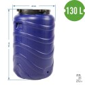 Beczka na kiszonki 130l niebieska | BEKP130N