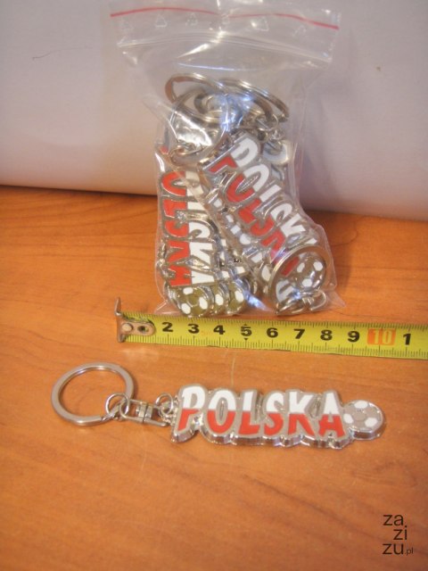 Brelok 10szt. POLSKA biało-czerwony | 6320 Brelok 10szt. POLSKA biało-czerwony | 6320