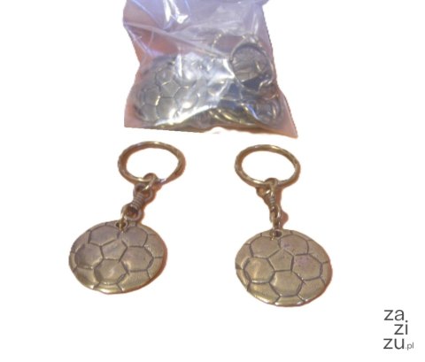 Brelok metalowy piłka nożna 10 szt Brelok metalowy piłka nożna 10 szt