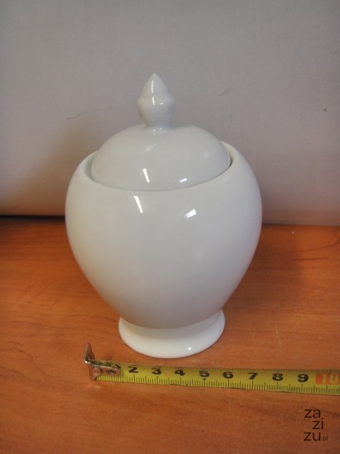 Cukiernica MIRA biała porcelana 025 TUŁOWICE Cukiernica MIRA biała porcelana 025 TUŁOWICE