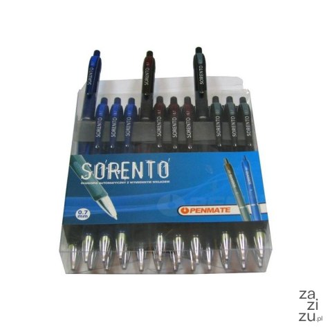 Długopis 24szt. 0.7mm niebieskie TADEO SORENTO Długopis 24szt. 0.7mm niebieskie TADEO SORENTO