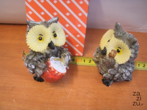 Figurka 2szt sowa 9cm 17-0289 Figurka 2szt sowa 9cm 17-0289