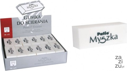 Gumka szkolna 36szt. MYSZKA PATIO | 0740 Gumka szkolna 36szt. MYSZKA PATIO | 0740