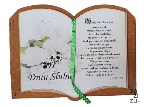Książeczka ozdobna ramka ŚLUB 20 x 16 cm - P705 Książeczka ozdobna ramka ŚLUB 20 x 16 cm - P705